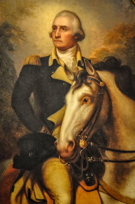 Note the curvature of the hairline, the bulge of the brow, the rounded jawline, and the line that extends to form the neck. Rembrandt Peale - George Washington and his White Horse, 1 ...