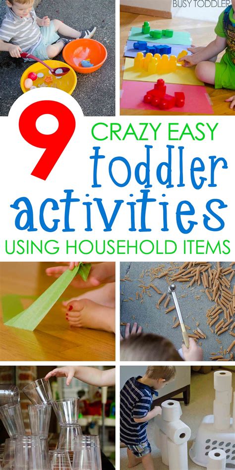 9 Quick And Easy Activities Busy Toddler