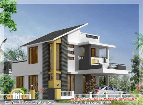 02 Storied Small Plot Cute 3 Bedroom Kerala Home Plan With 1062 Sq Ft