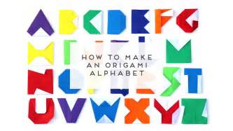 How To Make An Origami Alphabet Part 2 N To Z Youtube