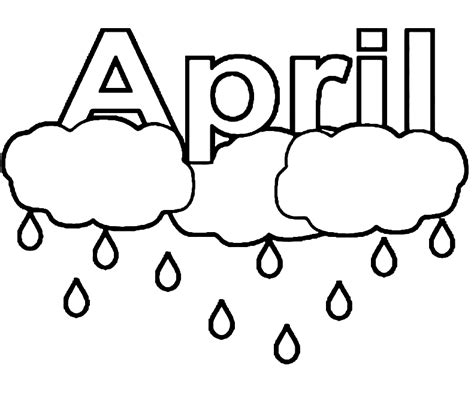 April Coloring Pages Printable For Free Download