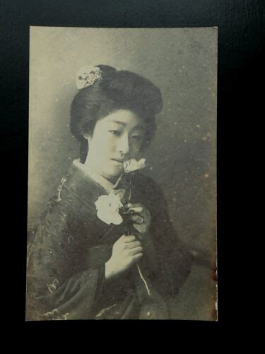 japanese old postcard photo oiran geisha maiko actress woman 4 916 1907 1917 ebay