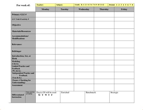 Printable Monthly Lesson Plan Calendar Calendar Template 2022