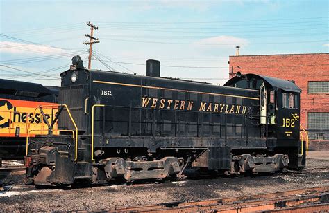 Western Maryland 152 An Alco S6 Rests At The Bando Cumberlan Flickr