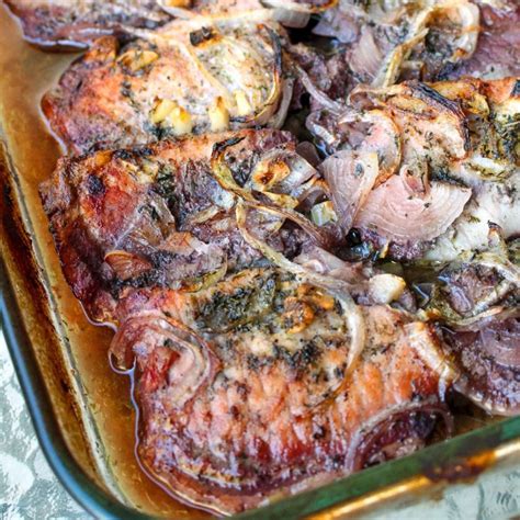 This delicious ranch pork chops recipe is packed with flavor falls apart. Roasted Boneless Pork Chop- The Bossy Kitchen