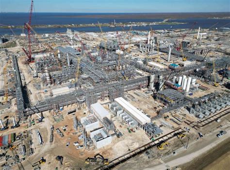Work Progresses On Golden Pass Lng Export Plant In Texas Lng Prime