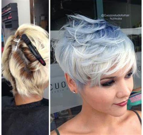 Icy Blue Pixie Short Hair Color Short Hair Styles Hair Inspiration
