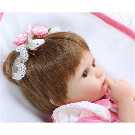 Boneca Bebê Reborn Silicone Alice 40 Cm Store Doll Bonecas Magazine Luiza