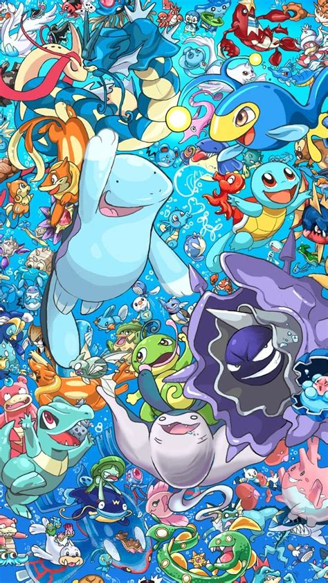 Amazing Water Type Pokémon Fan Art Pokemon Pokemon Poster Mega