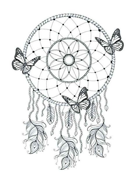 Dreamcatcher Coloring Pages For Adults Free Download And Print