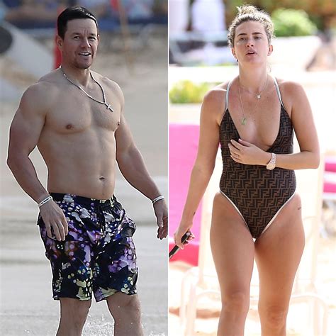 Mark Wahlberg Wife Rhea Durham Rock Their Toned Bodies On Beach