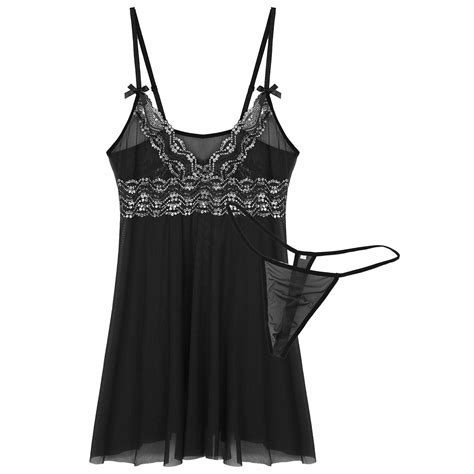 men sissy dress spaghetti strap nightgown crossdresser lovely sleepwear ebay
