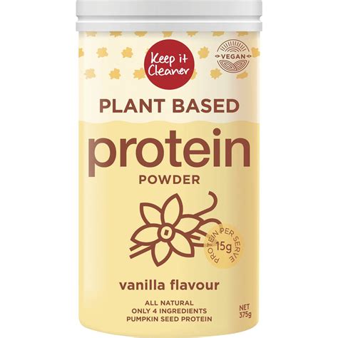 Keep It Cleaner Plant Based Protein Powder Vanilla Flavour 375g