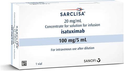 Sarclisa Infusionskonzentrat 100mg5ml Durchstechflasche 5ml In Der