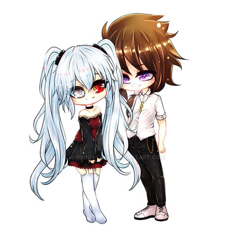 Chibi Couple Commission 12 By Rinnn Crft On Deviantart