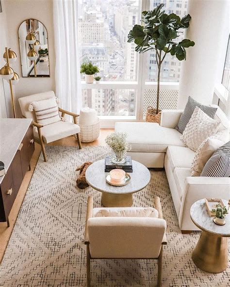 Cozy Neutral Living Room Decor Inspiration In 2020 Small Apartment