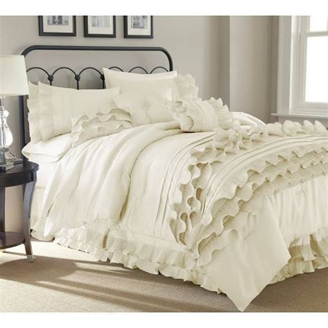 .queen, find the best ruffle comforter queen deals, sourcing the right ruffle comforter queen supplier can 100 cotton comforter queen. Anastacia Ruffled 8-Pc. Comforter Set, Platinum, Queen ...