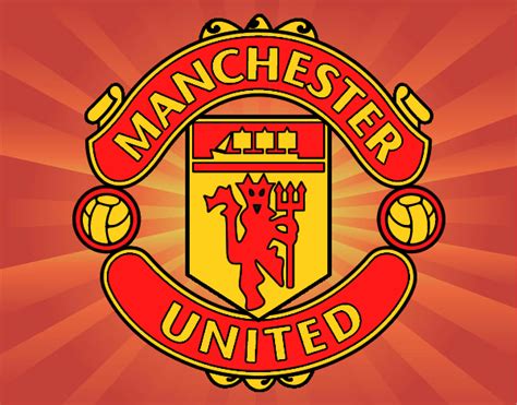 Camisa manchester united polo escudo bordado preta. Dibujo de Escudo del Manchester United pintado por en ...