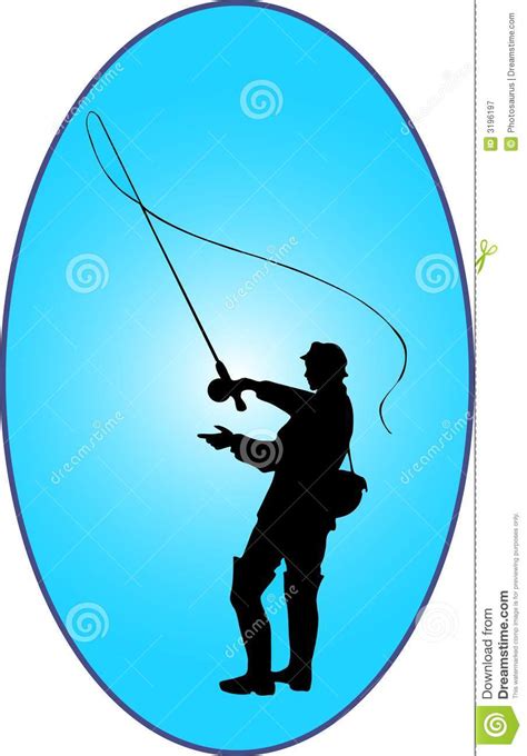 Here we see a cute retro line art image. Fly Fishing Graphics Clipart | Free download on ClipArtMag