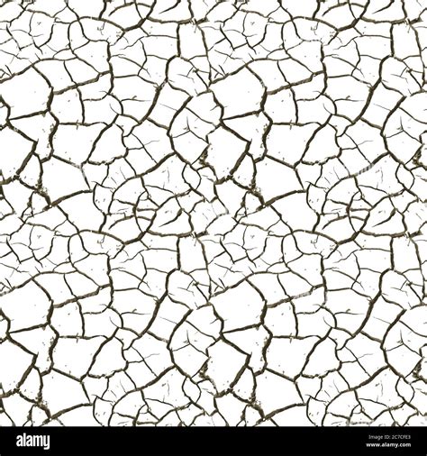 Realistic Cracked Earth After Drought Dry Dirt Texture Seamless