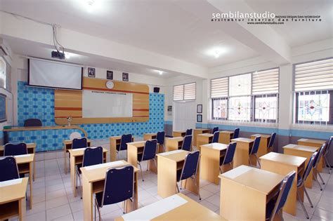 Interior Desain Ruang Kelas Yang Cantik Untuk Sekolah Part