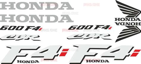 Honda Cbr 600 F4 F4i Logos Decals Stickers And Graphics Mxgone