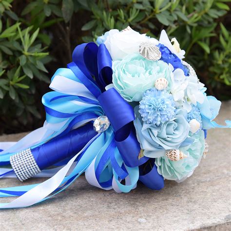 See more of shell beach hotelspa on facebook. Sky Blue and ivory Artificial Flowers Rose for Beach ...