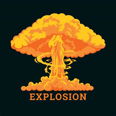 Nuclear Explosion 225082 Vector Art At Vecteezy
