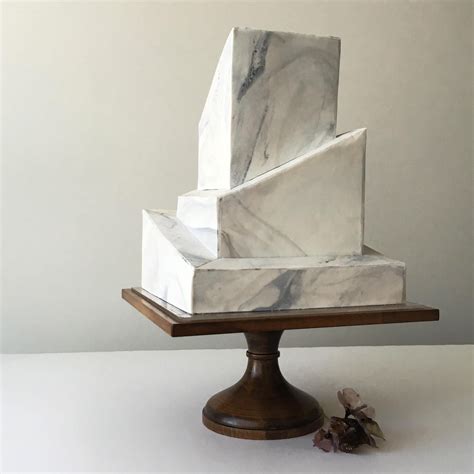 Jasmine Rae Cakes Architecture Cake Modern Wedding Cake Marble Cake