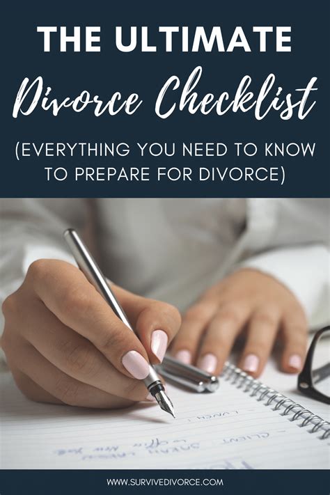 Weve Put Together The Ultimate Divorce Checklist Which Lays Out All Of