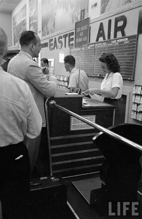 Eastern Airlines Ticket Counter At Atlanta In 1949 1502983