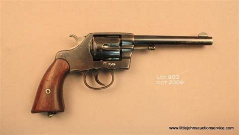 Colt Us Army Model 1894 Da Revolver 38 Cal 6 Barrel Blue Finish