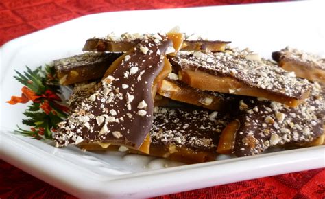 For Love Of The Table Chocolate Almond Toffee