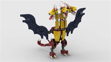 Lego Moc King Ghidorah 31102 2 To 1 By Dubwiser Rebrickable