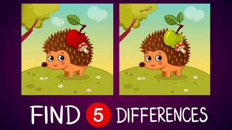 Find The Differences 5 Best Spot The Difference Puzzles Fun Puzzles