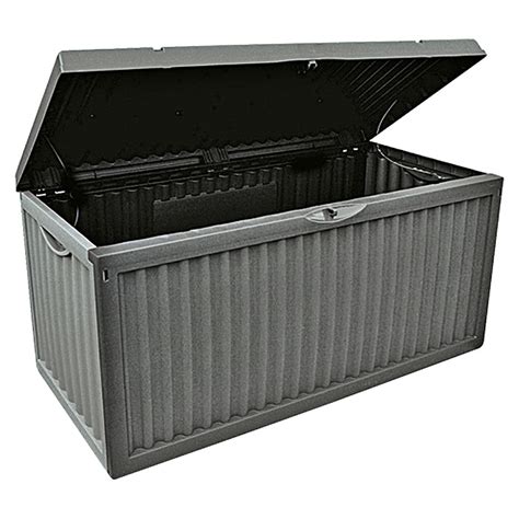 Aufbewahrungsbox garten wasserdicht bei lionshome: Garten-Aufbewahrungsbox Wave (Anthrazit, 120 x 52 x 54 cm ...