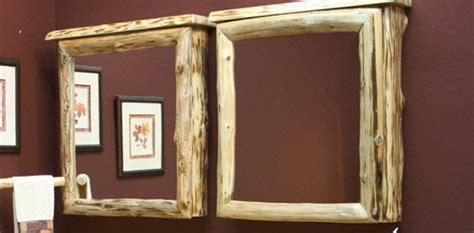 There is a cut out on the left side, apparently, the cabinet was built into the wall on the left. Rustic Medicine Cabinets: Cedar and Pine Rustic Medicine ...
