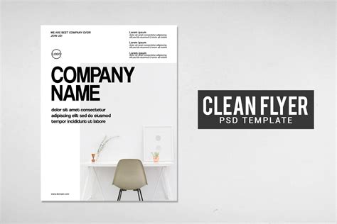Clean Flyer Design Template Flyer Templates Creative Market
