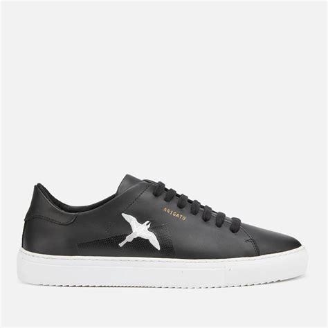 Axel Arigato Clean 90 Bird Embroidered Leather Trainers In Black Lyst