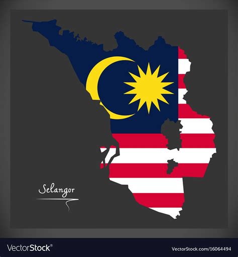 Malaysia Map And Flag