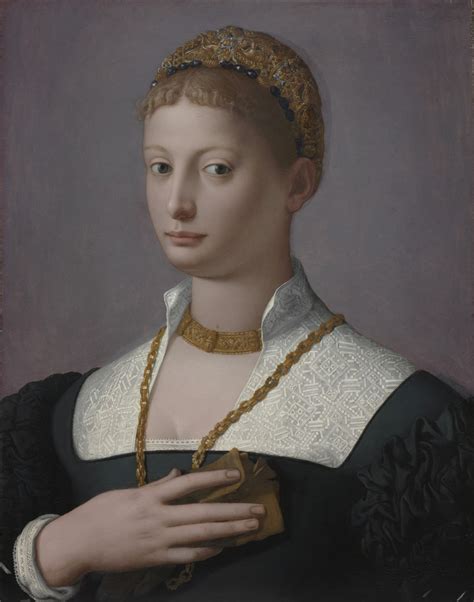 Ab 1550 Agnolo Bronzino Portrait Of A Woman