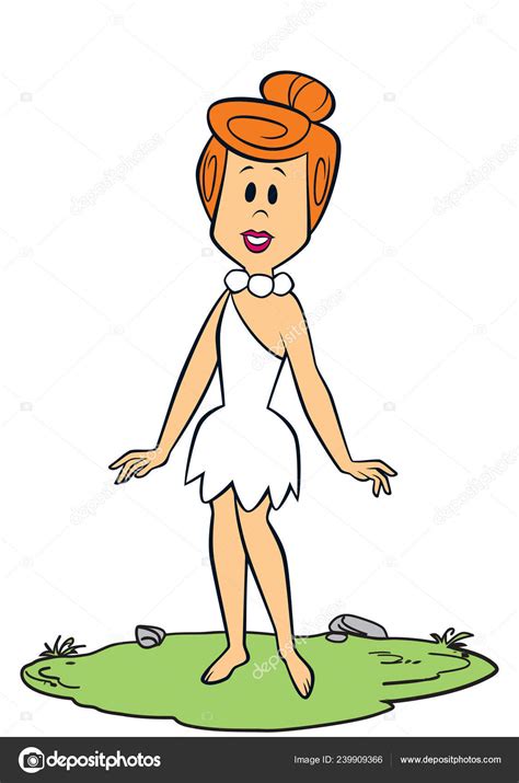 Wilma Flintstone Character Illustration Cartoon Stock Editorial Photo