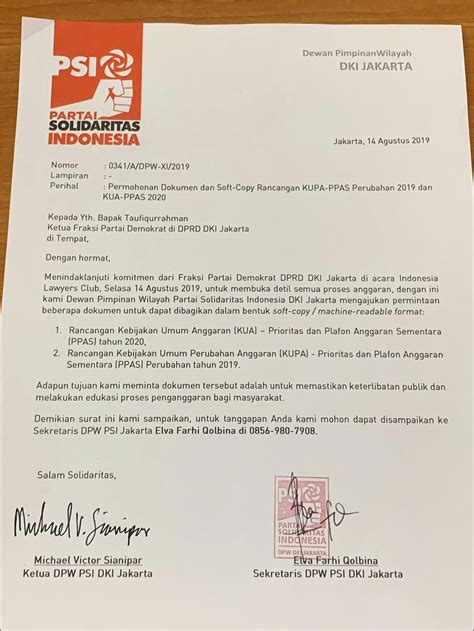 Contoh Surat Mohon Perubahan Anggaran Apbd Surat Permohonan Desain SexiezPix Web Porn