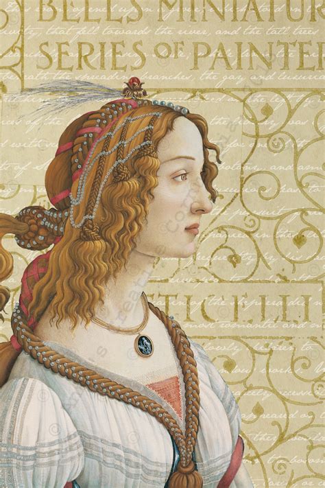 Annes Creative Cornucopia Famous Artists Botticelli Postcard