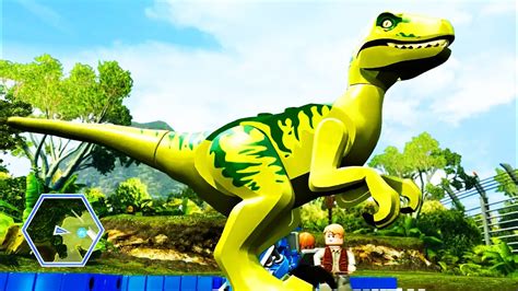 Lego Jurassic World Velociraptor Gameplay Big Dinosaurs Youtube
