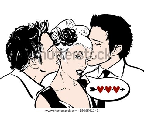 1 432 Threesome Two Men Images Stock Photos 3D Objects Vectors