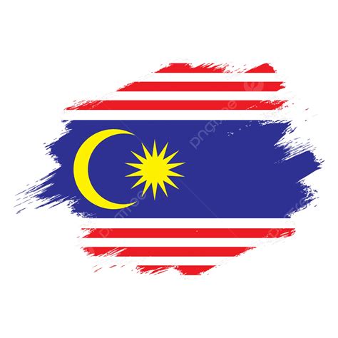 Malaysia State Kuala Lumpur Vector Flag Design Template Malaysia State