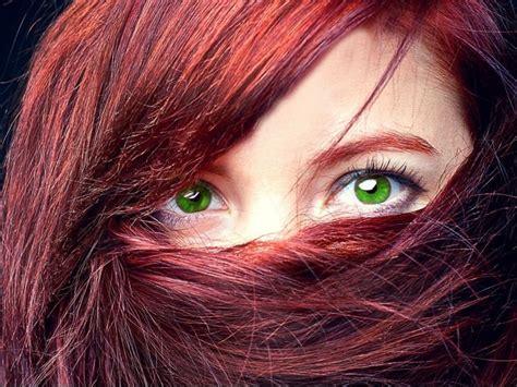 Red Hair Green Eyes Classic Hair Wrap Red Hair Green Eyes Girls
