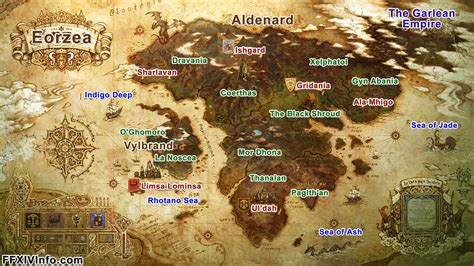 Stormblood, with the siege of the city itself serving as the final dungeon of patch 4.0. Eorzea Continent - Maps | FFXIV: A Realm Reborn Info (FF14)