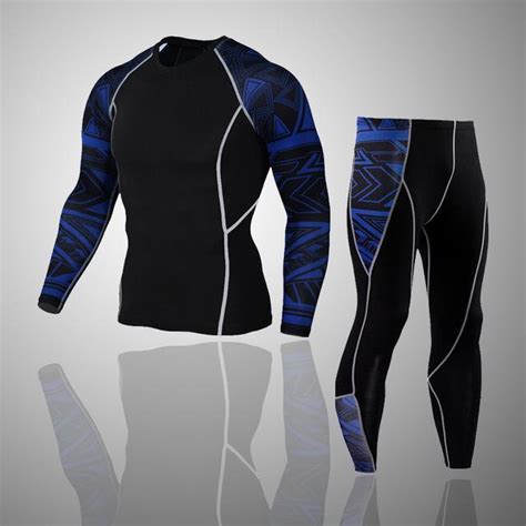 buy winter thermal underwear sets men men s dry anti microbial stretch quick thermo male warm